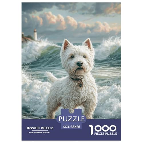 1000 Teile Süßer Hund Puzzle Perfekt Für Spieleabende Wunderschönes Dekoration Herausforderndes Hübsches Tier Puzzle Für Erwachsene Und Kinder 38x26cm/1000pcs 1000 Teile Süßer Hund Puzzle Perfekt Für Spieleabende Wunderschönes Dekoration Herausforderndes Hübsches Tier Puzzle Für Erwachsene Und Kinder 38x26cm/1000pcs von UXINYOUME