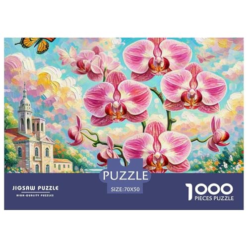 1000-teiliges Phalaenopsis Orchideeeeeeee Puzzles Perfekt Für Spieleabende Wunderschönes Dekoration Herausforderndes Blumen Puzzle Für Erwachsene Teenager 70x50cm/1000pcs 1000-teiliges Phalaenopsis Orchideeeeeeee Puzzles Perfekt Für Spieleabende Wunderschönes Dekoration Herausforderndes Blumen Puzzle Für Erwachsene Teenager 70x50cm/1000pcs von UXINYOUME