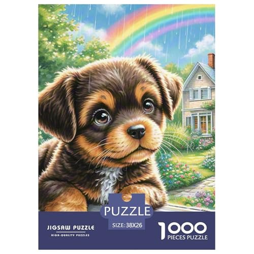 1000-teiliges Toy Manchester Terrier Puzzles Familien-Puzzlespiel Wohnungsdekoration Herausforderndes Hübsches Tier Puzzle Für Damen, Herren, Kinder Ab 14 Jahren 38x26cm/1000pcs von UXINYOUME