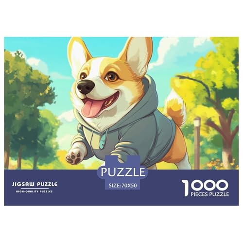 Corgi Puzzle Lernspiel Spielzeug Heimdekoration 1000-teiliges Anspruchsvolles HundsPuzzle Für Damen, Herren, Kinder Ab 14 Jahren 70x50cm/1000pcs Corgi Puzzle Lernspiel Spielzeug Heimdekoration 1000-teiliges Anspruchsvolles HundsPuzzle Für Damen, Herren, Kinder Ab 14 Jahren 70x50cm/1000pcs von UXINYOUME