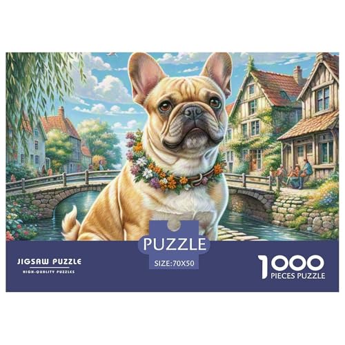 Der Der Cairn Terrier Puzzle Lernspiel Spielzeug Wohnungsdekoration 1000-teiliges Herausforderndes Hund Puzzle Für Damen, Herren, Kinder Ab 14 Jahren 70x50cm/1000pcs von UXINYOUME