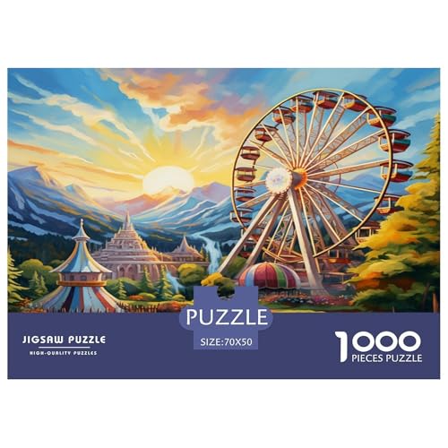 Ferris Rad Puzzles Perfekt Für Spieleabende HeimdekoRatteteteteion 1000 Stück Herausforderndes Vergnügungspark Puzzle Für Damen, Herren, Kinder Ab 14 Jahren 70x50cm/1000pcs Ferris Rad Puzzles Perfekt Für Spieleabende HeimdekoRatteteteteion 1000 Stück Herausforderndes Vergnügungspark Puzzle Für Damen, Herren, Kinder Ab 14 Jahren 70x50cm/1000pcs von UXINYOUME