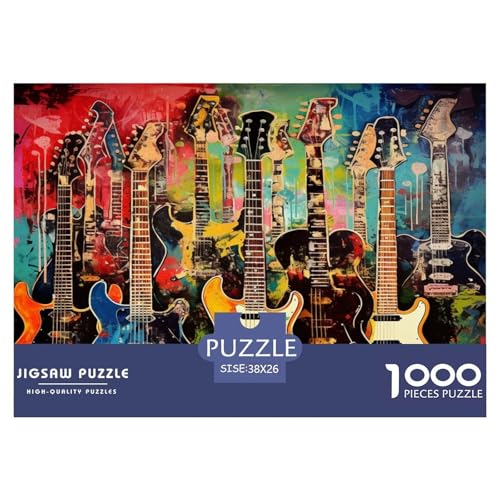 Gitarre Puzzle Lernspiel Spielzeug HeimdekoRatteteteteion 1000-teiliges Anspruchsvolles MusikinstrumentePuzzle Für Damen, Herren, Kinder Ab 14 Jahren 38x26cm/1000pcs Gitarre Puzzle Lernspiel Spielzeug HeimdekoRatteteteteion 1000-teiliges Anspruchsvolles MusikinstrumentePuzzle Für Damen, Herren, Kinder Ab 14 Jahren 38x26cm/1000pcs von UXINYOUME
