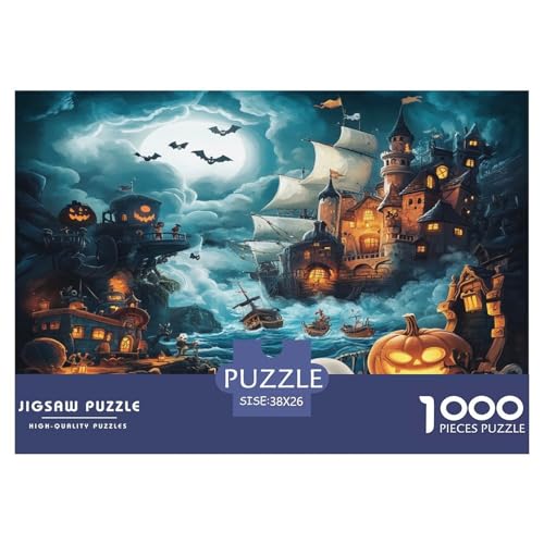 Halloween Dorf Puzzles Perfekt Für Spieleabende HeimdekoRatteteteteion 1000 Stück Herausforderndes Spooky Season Puzzle Für Damen, Herren, Kinder Ab 14 Jahren 38x26cm/1000pcs Halloween Dorf Puzzles Perfekt Für Spieleabende HeimdekoRatteteteteion 1000 Stück Herausforderndes Spooky Season Puzzle Für Damen, Herren, Kinder Ab 14 Jahren 38x26cm/1000pcs von UXINYOUME
