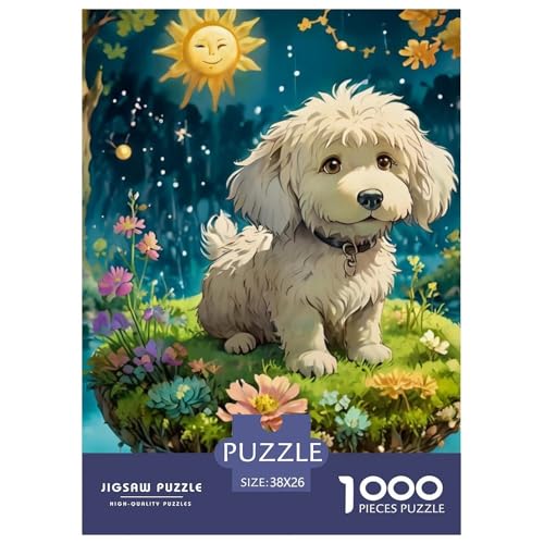 Hund Puzzles Familien-Puzzlespiel Wunderschönes Dekoration 1000 Teile Herausforderndes Cute Hund Puzzle Für Damen, Herren, Kinder Ab 14 Jahren 38x26cm/1000pcs Hund Puzzles Familien-Puzzlespiel Wunderschönes Dekoration 1000 Teile Herausforderndes Cute Hund Puzzle Für Damen, Herren, Kinder Ab 14 Jahren 38x26cm/1000pcs von UXINYOUME
