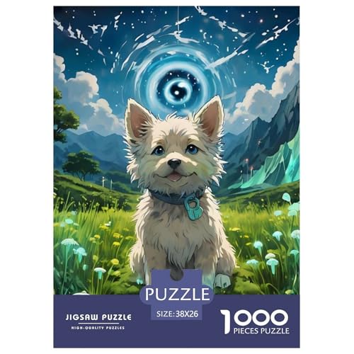 Hund Puzzles Perfekt Für Spieleabende Heimdekoration 1000 Stück Herausforderndes Cute Hund Puzzle Für Damen, Herren, Kinder Ab 14 Jahren 38x26cm/1000pcs Hund Puzzles Perfekt Für Spieleabende Heimdekoration 1000 Stück Herausforderndes Cute Hund Puzzle Für Damen, Herren, Kinder Ab 14 Jahren 38x26cm/1000pcs von UXINYOUME