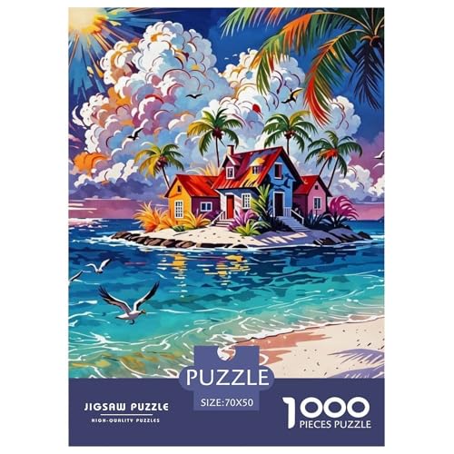 Insel Puzzles Perfekt Für Spieleabende Wohnungsdekoration 1000 Stück Puzzle Perfekt Für Damen, Herren, Kinder Ab 14 Jahren 70x50cm/1000pcs Insel Puzzles Perfekt Für Spieleabende Wohnungsdekoration 1000 Stück Puzzle Perfekt Für Damen, Herren, Kinder Ab 14 Jahren 70x50cm/1000pcs von UXINYOUME