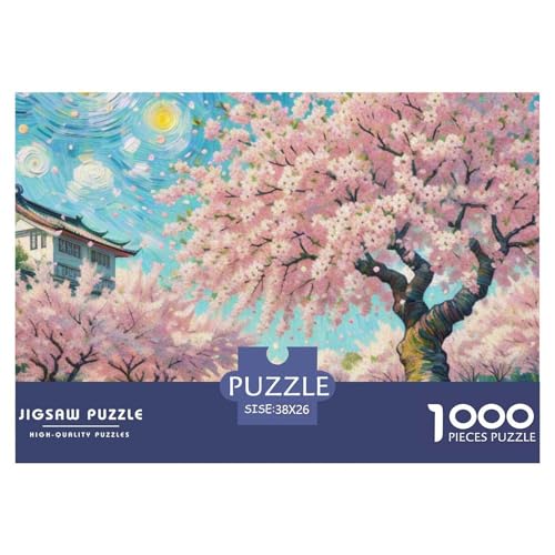 Kirschblüte Puzzle Lernspiel Spielzeug Heimdekoration 1000-teiliges Anspruchsvolles SakuraPuzzle Für Damen, Herren, Kinder Ab 14 Jahren 38x26cm/1000pcs Kirschblüte Puzzle Lernspiel Spielzeug Heimdekoration 1000-teiliges Anspruchsvolles SakuraPuzzle Für Damen, Herren, Kinder Ab 14 Jahren 38x26cm/1000pcs von UXINYOUME
