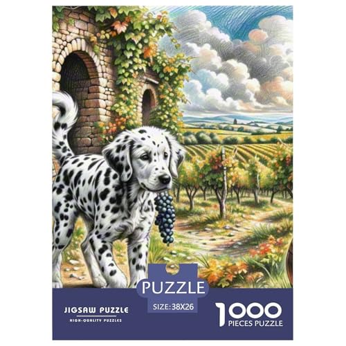 Labradoodle Puzzles Lernspiel Spielzeug Wunderschönes Dekoration 1000-teiliges Hübsches Tier Puzzle Perfekt Für Damen, Herren, Kinder Ab 14 Jahren 38x26cm/1000pcs von UXINYOUME