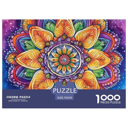 Mandala Puzzles Familien-Puzzlespiel Wunderschönes Dekoration 1000 Teile Herausforderndes Kunst Stil Puzzle Für Damen, Herren, Kinder Ab 14 Jahren 70x50cm/1000pcs Mandala Puzzles Familien-Puzzlespiel Wunderschönes Dekoration 1000 Teile Herausforderndes Kunst Stil Puzzle Für Damen, Herren, Kinder Ab 14 Jahren 70x50cm/1000pcs von UXINYOUME