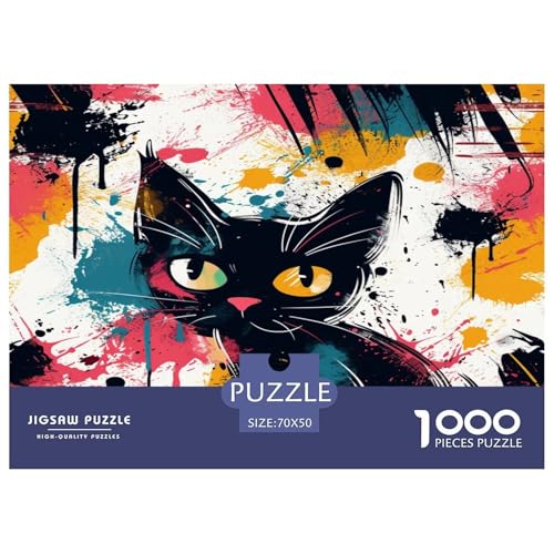 Niedliche Katze Puzzles Familien-Puzzlespiel Wohnungsdeko 1000-teiliges Herausforderndes Tiere Puzzle Für Erwachsene Und Kinder 70x50cm/1000pcs Niedliche Katze Puzzles Familien-Puzzlespiel Wohnungsdeko 1000-teiliges Herausforderndes Tiere Puzzle Für Erwachsene Und Kinder 70x50cm/1000pcs von UXINYOUME