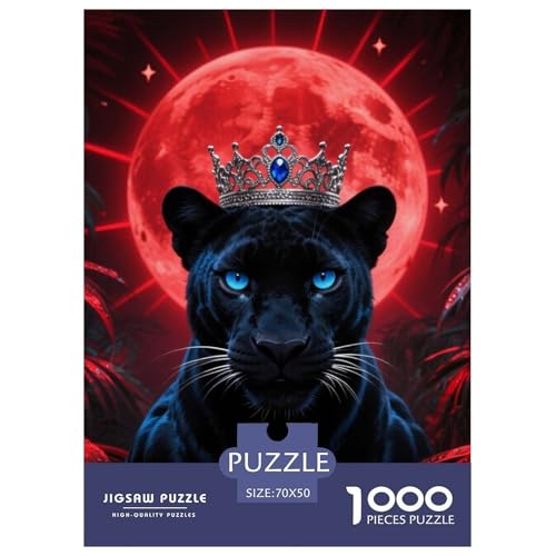 Panther Puzzle Lernspiel Spielzeug Heimdekoration 1000-teiliges Anspruchsvolles WildtierePuzzle Für Damen, Herren, Kinder Ab 14 Jahren 70x50cm/1000pcs Panther Puzzle Lernspiel Spielzeug Heimdekoration 1000-teiliges Anspruchsvolles WildtierePuzzle Für Damen, Herren, Kinder Ab 14 Jahren 70x50cm/1000pcs von UXINYOUME