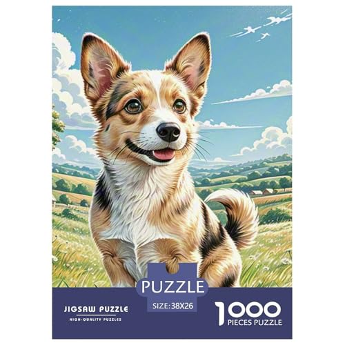 Puzzle Familien-Puzzlespiel Wohnungsdekoration 1000 Teile Hübsches Tier Puzzle Perfekt Für Damen, Herren, Kinder Ab 14 Jahren 38x26cm/1000pcs von UXINYOUME