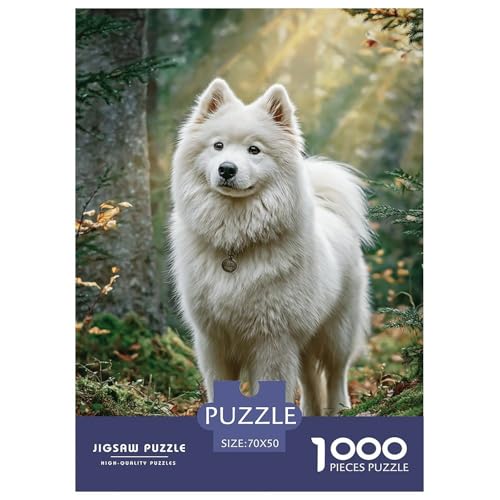 Süßer Haustierhund Puzzles Lernspiel Spielzeug Wohnungsdekoration 1000 Stück Hübsches Tier Puzzle Perfekt Für Damen, Herren, Kinder Ab 14 Jahren 70x50cm/1000pcs von UXINYOUME