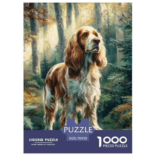 Süßer Haustierhund Puzzles Perfekt Für Spieleabende Wunderschönes Dekoration 1000 Teile Anspruchsvolles Hübsches Tier Puzzle Für Erwachsene Und Kinder 70x50cm/1000pcs von UXINYOUME