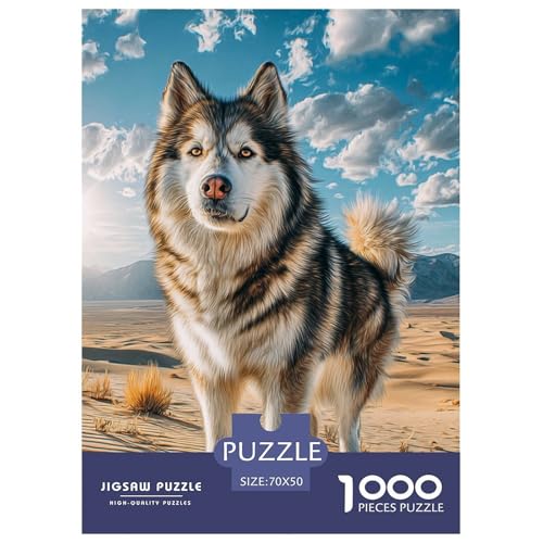 Süßer Hund Puzzles Lernspiel Spielzeug Wohnungsdekoration 1000 Stück Hübsches Tier Puzzle Perfekt Für Damen, Herren, Kinder Ab 14 Jahren 70x50cm/1000pcs von UXINYOUME