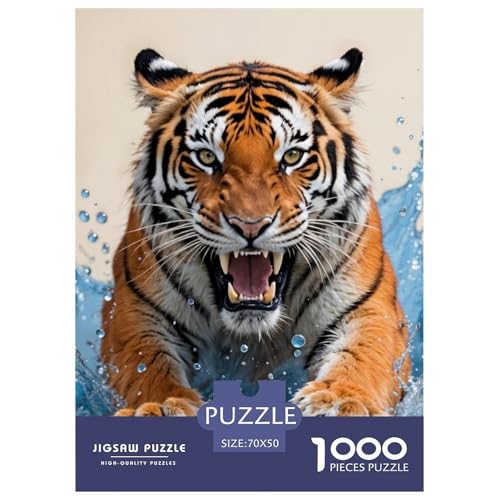 Tiger Puzzle Lernspiel Spielzeug Heimdekoration 1000-teiliges Anspruchsvolles WildtierePuzzle Für Damen, Herren, Kinder Ab 14 Jahren 70x50cm/1000pcs Tiger Puzzle Lernspiel Spielzeug Heimdekoration 1000-teiliges Anspruchsvolles WildtierePuzzle Für Damen, Herren, Kinder Ab 14 Jahren 70x50cm/1000pcs von UXINYOUME