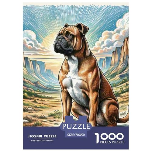 Tschechischer Wolfshund Puzzles Perfekt Für Spieleabende Wunderschönes Dekoration 1000 Teile Anspruchsvolles Hübsches Tier Puzzle Für Erwachsene Und Kinder 70x50cm/1000pcs von UXINYOUME