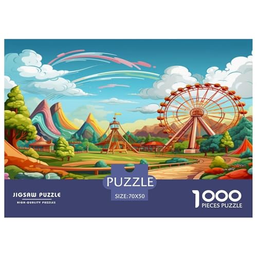 Vergnügungsparks Puzzles Lernspiel Spielzeug Wunderschönes DekoRatteteteteion 1000-teiliges Fairytale Theme Park Puzzle Perfekt Für Damen, Herren, Kinder Ab 14 Jahren 70x50cm/1000pcs Vergnügungsparks Puzzles Lernspiel Spielzeug Wunderschönes DekoRatteteteteion 1000-teiliges Fairytale Theme Park Puzzle Perfekt Für Damen, Herren, Kinder Ab 14 Jahren 70x50cm/1000pcs von UXINYOUME