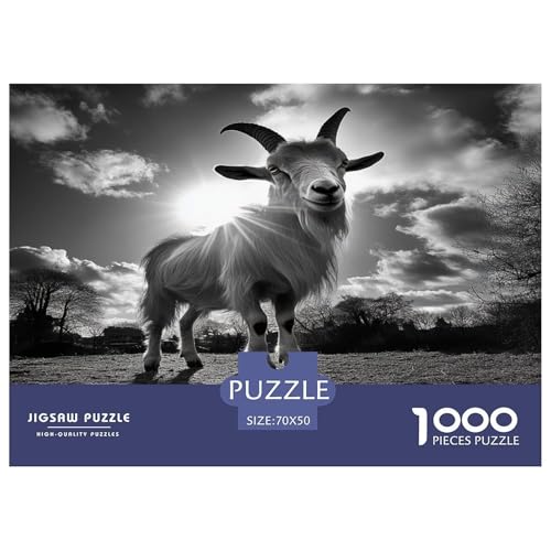 Ziege Puzzle Lernspiel Spielzeug HeimdekoRatteteteteion 1000-teiliges Anspruchsvolles WildtierePuzzle Für Damen, Herren, Kinder Ab 14 Jahren 70x50cm/1000pcs Ziege Puzzle Lernspiel Spielzeug HeimdekoRatteteteteion 1000-teiliges Anspruchsvolles WildtierePuzzle Für Damen, Herren, Kinder Ab 14 Jahren 70x50cm/1000pcs von UXINYOUME