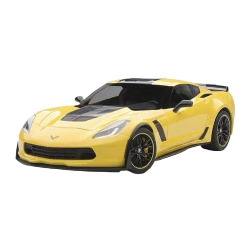 UYBFLO 1:18 for Chevrolet Corvette Z06 Gelb Supercar Legierung Auto Modell Replik Auto von UYBFLO