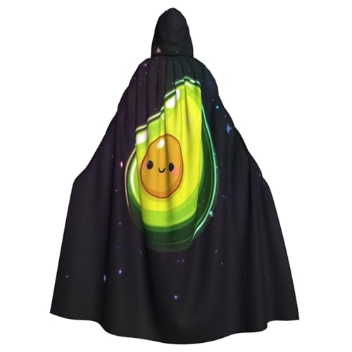 UYHhgqw Avocado Nacht Halloween Hexenkostüm Herren Damen Kapuzenumhang Horror Horror Halloween Kostüm Cosplay Kostüm von UYHhgqw