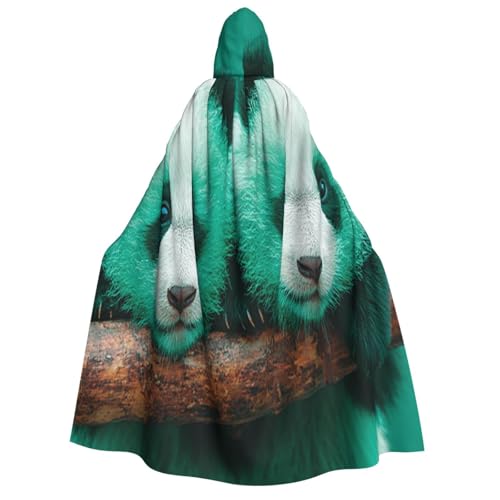 UYHhgqw Baby Panda Halloween Hexenkostüm Herren Damen Kapuzenumhang Horror Horror Halloween Kostüm Cosplay Kostüm von UYHhgqw