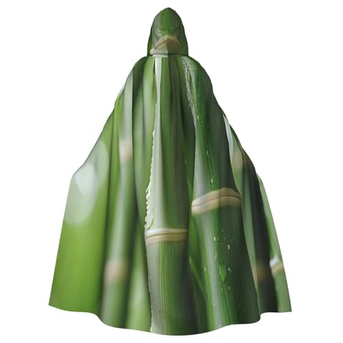 UYHhgqw Bambus After The Rain Halloween Hexenkostüm Herren Damen Kapuzenumhang Horror Horror Halloween Kostüm Cosplay Kostüm von UYHhgqw