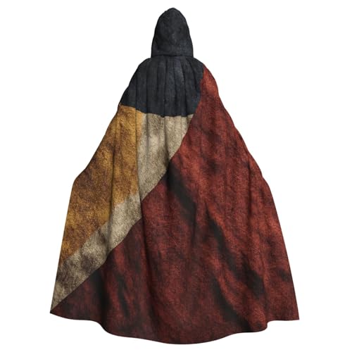 UYHhgqw Die alte deutsche Flagge Halloween Hexe Kostüm Herren Damen Kapuzenumhang Horror Horror Halloween Kostüm Cosplay Kostüm von UYHhgqw
