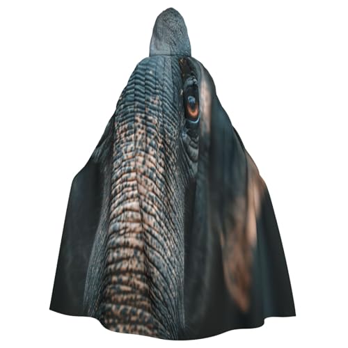 UYHhgqw Elefantenaugen Halloween Hexenkostüm Herren Damen Kapuzenumhang Horror Horror Halloween Kostüm Cosplay Kostüm von UYHhgqw