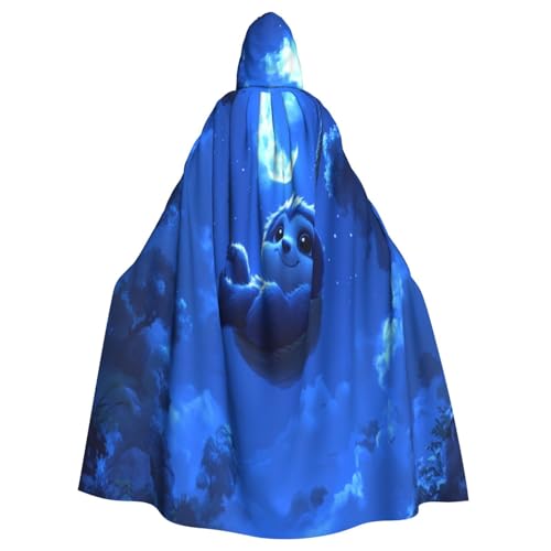UYHhgqw Elfen unter dem Nachthimmel Halloween Hexenkostüm Herren Damen Kapuzenumhang Horror Horror Halloween Kostüm Cosplay Kostüm von UYHhgqw
