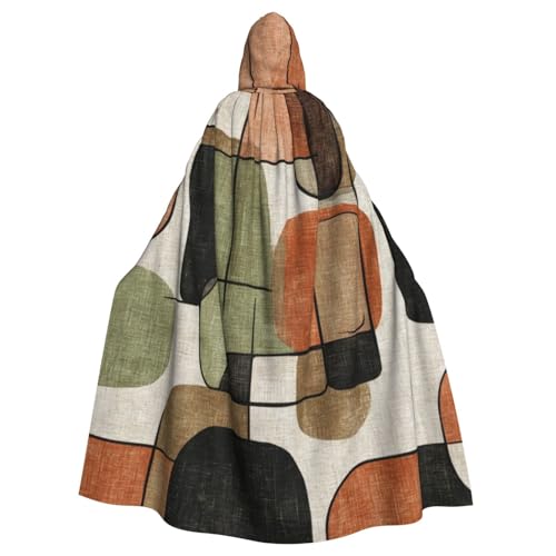 UYHhgqw Farbmischtabelle, Halloween-Hexenkostüm, Herren- und Damen-Kapuzenumhang, Horror-Horror-Halloween-Kostüm, Cosplay-Kostüm von UYHhgqw