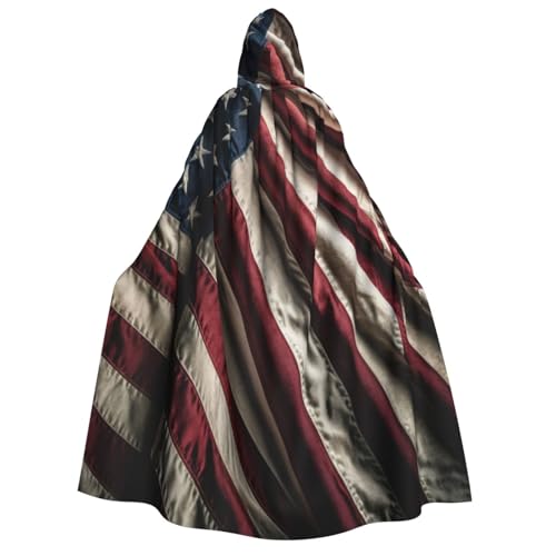 UYHhgqw Halloween-Hexenkostüm mit amerikanischer Flagge, für Herren und Damen, mit Kapuze, Horror, Horror, Halloween-Kostüm, Cosplay-Kostüm UYHhgqw Halloween-Hexenkostüm mit amerikanischer Flagge, für Herren und Damen, mit Kapuze, Horror, Horror, Halloween-Kostüm, Cosplay-Kostüm von UYHhgqw
