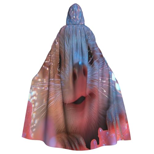 UYHhgqw Hedgehog Cubs Halloween Hexenkostüm Herren Damen Kapuzenumhang Horror Horror Halloween Kostüm Cosplay Kostüm von UYHhgqw