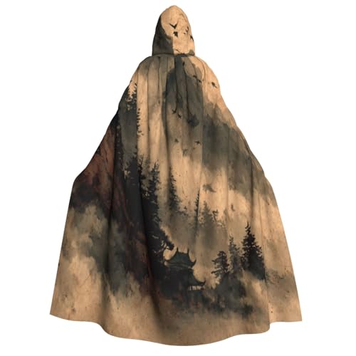 UYHhgqw Hexenkostüm mit Tintenwaschung, Malerei, Halloween-Hexenkostüm, Herren- und Damen-Kapuzenumhang, Horror-Horror-Halloween-Kostüm, Cosplay-Kostüm UYHhgqw Hexenkostüm mit Tintenwaschung, Malerei, Halloween-Hexenkostüm, Herren- und Damen-Kapuzenumhang, Horror-Horror-Halloween-Kostüm, Cosplay-Kostüm von UYHhgqw