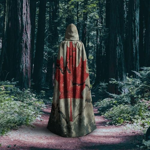 UYHhgqw Kanadische Flagge Halloween Hexenkostüm Herren Damen Kapuzenumhang Horror Horror Halloween Kostüm Cosplay Kostüm UYHhgqw Kanadische Flagge Halloween Hexenkostüm Herren Damen Kapuzenumhang Horror Horror Halloween Kostüm Cosplay Kostüm von UYHhgqw