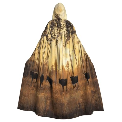 UYHhgqw Leisurely Herd Of Cattle Halloween Hexenkostüm Herren Damen Kapuzenumhang Horror Horror Halloween Kostüm Cosplay Kostüm UYHhgqw Leisurely Herd Of Cattle Halloween Hexenkostüm Herren Damen Kapuzenumhang Horror Horror Halloween Kostüm Cosplay Kostüm von UYHhgqw