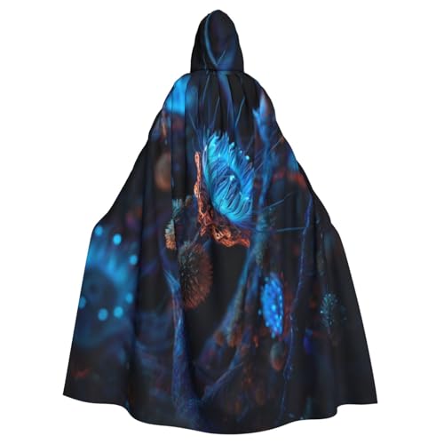 UYHhgqw Night Charm Halloween Hexenkostüm Herren Damen Kapuzenumhang Horror Horror Halloween Kostüm Cosplay Kostüm von UYHhgqw