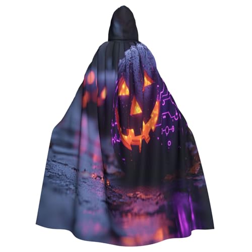 UYHhgqw Pumpkin'S smile Halloween Hexenkostüm Herren Damen Kapuzenumhang Horror Horror Halloween Kostüm Cosplay Kostüm von UYHhgqw