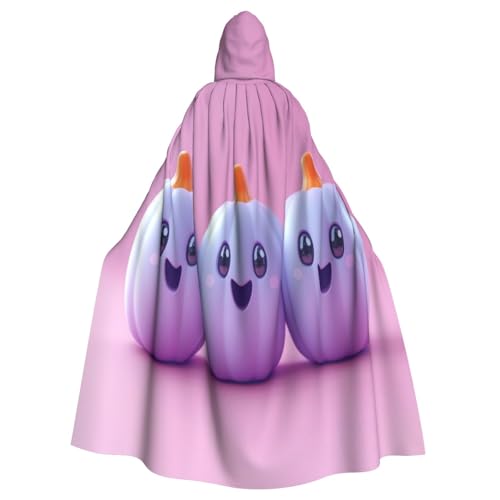 UYHhgqw Süßes Kürbis Halloween Hexenkostüm Herren Damen Kapuzenumhang Horror Horror Halloween Kostüm Cosplay Kostüm von UYHhgqw