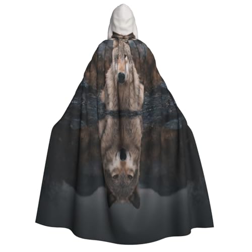 UYHhgqw The Wolf By The River Halloween Hexenkostüm Herren Damen Kapuzenumhang Horror Horror Halloween Kostüm Cosplay Kostüm UYHhgqw The Wolf By The River Halloween Hexenkostüm Herren Damen Kapuzenumhang Horror Horror Halloween Kostüm Cosplay Kostüm von UYHhgqw