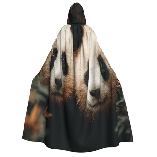 UYHhgqw Two Adorable Panda Cubs Halloween Witch Costume - Mens And Women'S Hooded Cloak - Horror Horror Halloween Costume - Cosplay Costume UYHhgqw Two Adorable Panda Cubs Halloween Witch Costume - Mens And Women'S Hooded Cloak - Horror Horror Halloween Costume - Cosplay Costume von UYHhgqw