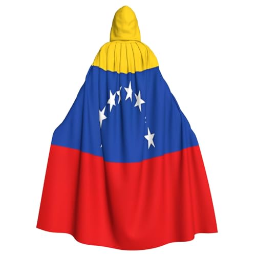 Uyhhgqw Flagge Venezuelas Halloween Hexenkostüm Herren Damen Kapuzenumhang Horror Horror Halloween Kostüm Cosplay Kostüm von UYHhgqw