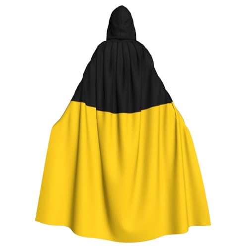 Uyhhgqw Flagge des Kantons Sachsen-Anhalt Halloween Hexenkostüm Herren Damen Kapuzenumhang Horror Horror Halloween Kostüm Cosplay Kostüm von UYHhgqw