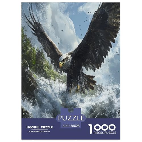 Adler Puzzle 1000-teilige Schwer Puzzle Spielzeug Pädagogisches Spiel Impossible Herausforderung Spielzeug Für Erwachsene Kinder 38x26cm/1000pcs Adler Puzzle 1000-teilige Schwer Puzzle Spielzeug Pädagogisches Spiel Impossible Herausforderung Spielzeug Für Erwachsene Kinder 38x26cm/1000pcs von UYNSIXTME