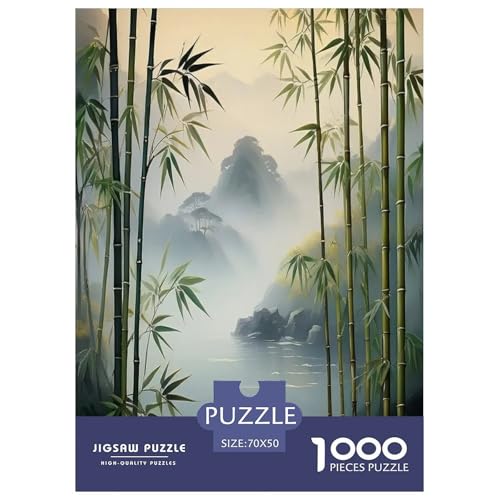 Bamboo Grove Puzzle Puzzles für Erwachsene und Kinder, 1000 Teile, Umweltheilung, skurrile Herausforderung, Spielzeug, Lernspiel, Heimdekoration, für Lernspiele, Geschenke, 70 x 50 cm/1000 Stück Bamboo Grove Puzzle Puzzles für Erwachsene und Kinder, 1000 Teile, Umweltheilung, skurrile Herausforderung, Spielzeug, Lernspiel, Heimdekoration, für Lernspiele, Geschenke, 70 x 50 cm/1000 Stück von UYNSIXTME
