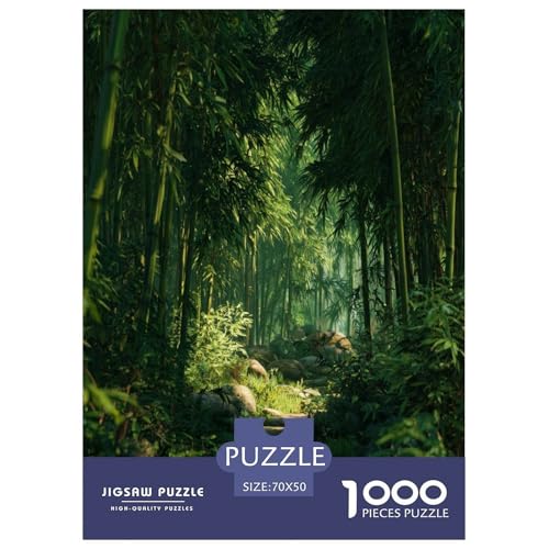 Bamboo Grove Puzzle Puzzles für Erwachsene und Kinder, 1000 Teile, Umweltheilung, skurrile Herausforderung, Spielzeug, Lernspiel, Heimdekoration, für Lernspiele, Geschenke, 70 x 50 cm/1000 Stück Bamboo Grove Puzzle Puzzles für Erwachsene und Kinder, 1000 Teile, Umweltheilung, skurrile Herausforderung, Spielzeug, Lernspiel, Heimdekoration, für Lernspiele, Geschenke, 70 x 50 cm/1000 Stück von UYNSIXTME