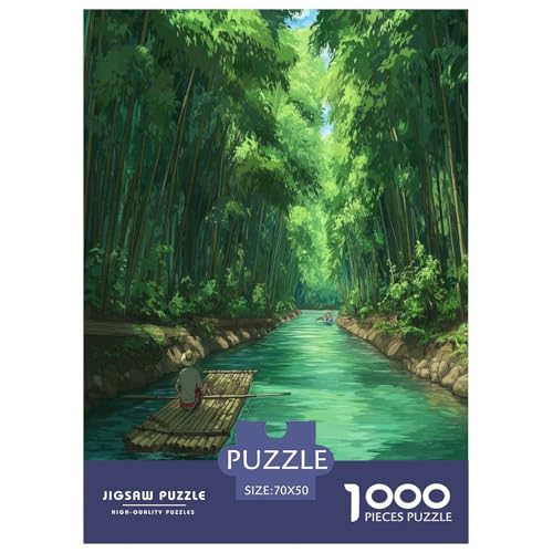 Bamboo Grove Puzzle für Erwachsene und Kinder, 1000 Teile, Umweltheilung, tolle Geschenke, Herausforderung, Spielzeug, Lernspiele, Heimdekoration, für Lernspiele, Geschenke, 70 x 50 cm, 1000 Stück Bamboo Grove Puzzle für Erwachsene und Kinder, 1000 Teile, Umweltheilung, tolle Geschenke, Herausforderung, Spielzeug, Lernspiele, Heimdekoration, für Lernspiele, Geschenke, 70 x 50 cm, 1000 Stück von UYNSIXTME