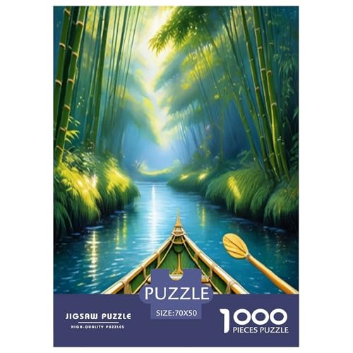 Bamboo Grove Puzzle für Erwachsene und Kinder, 1000 Teile, Umweltheilung, tolle Geschenke, Herausforderung, Spielzeug, Lernspiele, Heimdekoration, für Lernspiele, Geschenke, 70 x 50 cm, 1000 Stück Bamboo Grove Puzzle für Erwachsene und Kinder, 1000 Teile, Umweltheilung, tolle Geschenke, Herausforderung, Spielzeug, Lernspiele, Heimdekoration, für Lernspiele, Geschenke, 70 x 50 cm, 1000 Stück von UYNSIXTME