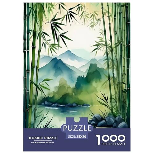 Bamboo Grove Puzzle für Erwachsene und Kinder, 1000 Teile, Umweltheilung, unmögliche Herausforderung, Spielzeug, Lernspiele, Heimdekoration, für Lernspiele, Geschenke, 38 x 26 cm, 1000 Stück Bamboo Grove Puzzle für Erwachsene und Kinder, 1000 Teile, Umweltheilung, unmögliche Herausforderung, Spielzeug, Lernspiele, Heimdekoration, für Lernspiele, Geschenke, 38 x 26 cm, 1000 Stück von UYNSIXTME